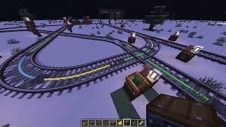 Create Mod 0.5 Trains in Minecraft