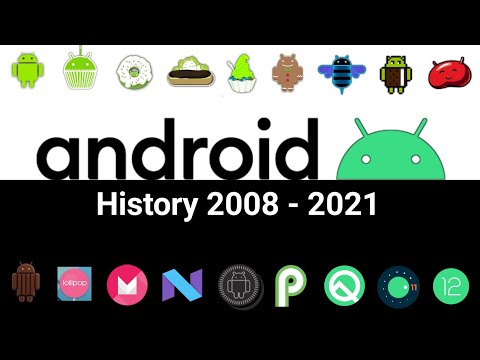 Evolution Of Android OS 1 TO 12 | Android History 2008 - 2021 | #Android13 #MobileTechTube