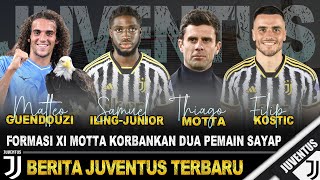 Formasi XI Thiago Motta Korbankan Dua Pemain Sayap ||⚽ Juventus Siap Tampung Matteo Guendouzi