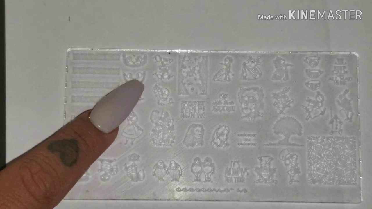 Nerd  nails stamping plate haul