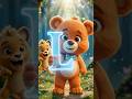 L is for Lion 🦁 Fun ABC Learning with Cute bebo Bear 🐻 #shorts #kidslearning #bear #youtubeshorts