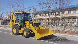 YC388 8000KG backhoe loader
