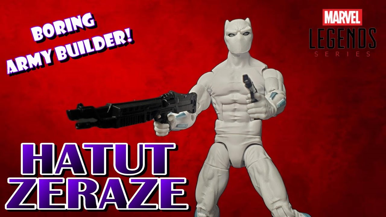 Hatut Zeraze - Black Panther Army Builder - Marvel Legends Action Figure Review 
