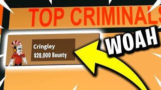 Trying For BIGGEST BOUNTY In The Server (Roblox Jailbreak)