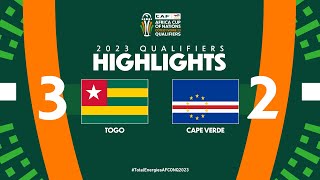 Togo 🆚 Cape Verde | Highlights - #TotalEnergiesAFCONQ2023 - MD6 Group B screenshot 4