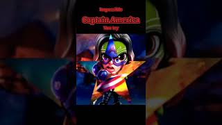 Captain America cartoon easy hard image #short