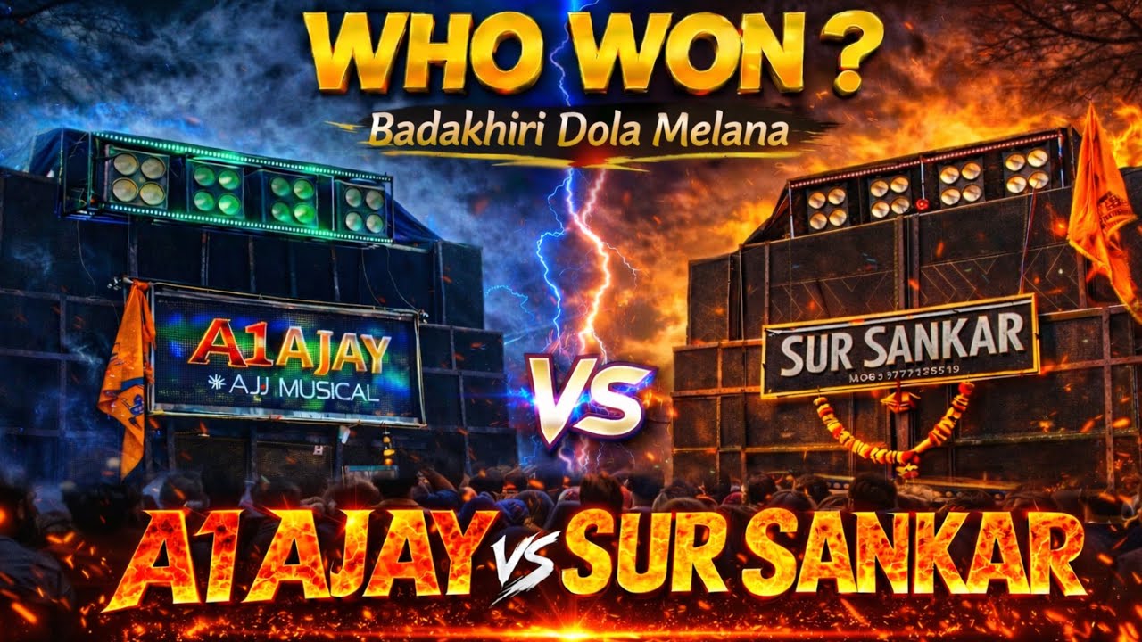 Sur Sankar vs A1 Ajay Musical Heavy Face to Face Competition at Badakhiri Dola Melana🔥 