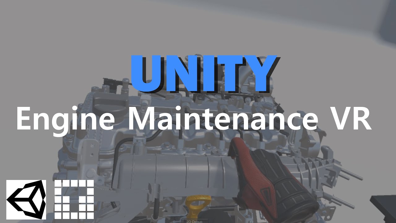 UNITY[유니티]- Engine maintenance VR - YouTube