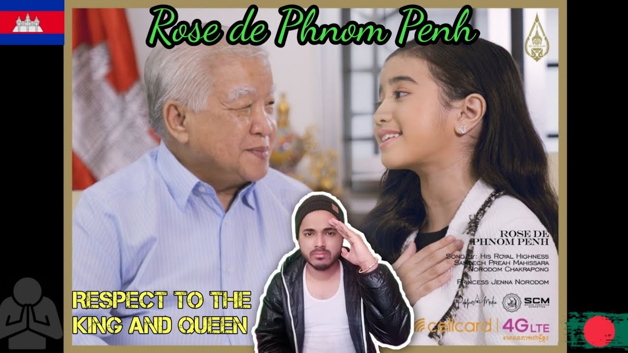 Rose De Phnom Penh - Princess Jenna Norodom 🇰🇭 React by O yea bangla🇧🇩