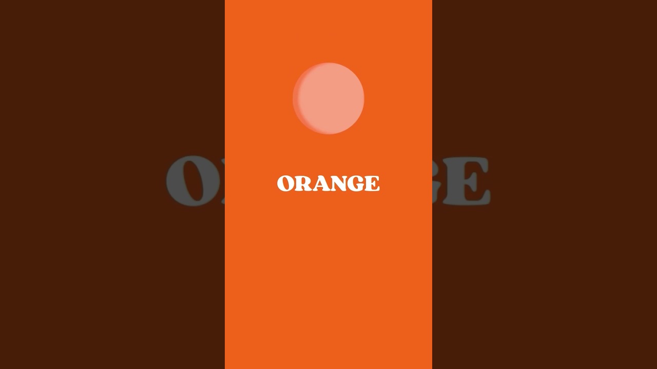 Orange ball. 