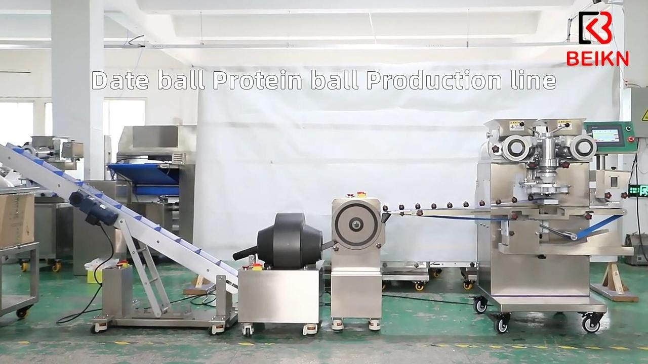 Fully Automatic BK-280D Stuffed Energy Ball Protein Ball Date Ball Production Line