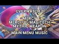 Overwatch 2 Season 16 - Mythic Merciful Magitech Mercy Weapon Main Menu Title Screen & Music OW2