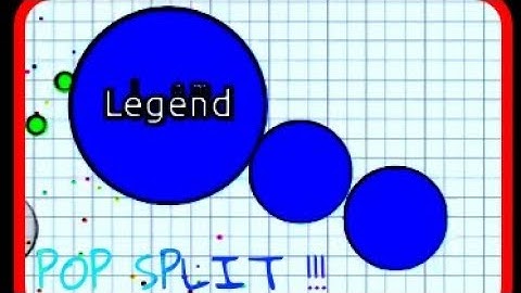 Best pop split in Blob io O_o