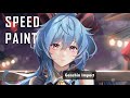 【SPEED PAINT】甘雨ちゃん。【Genshin Impact】