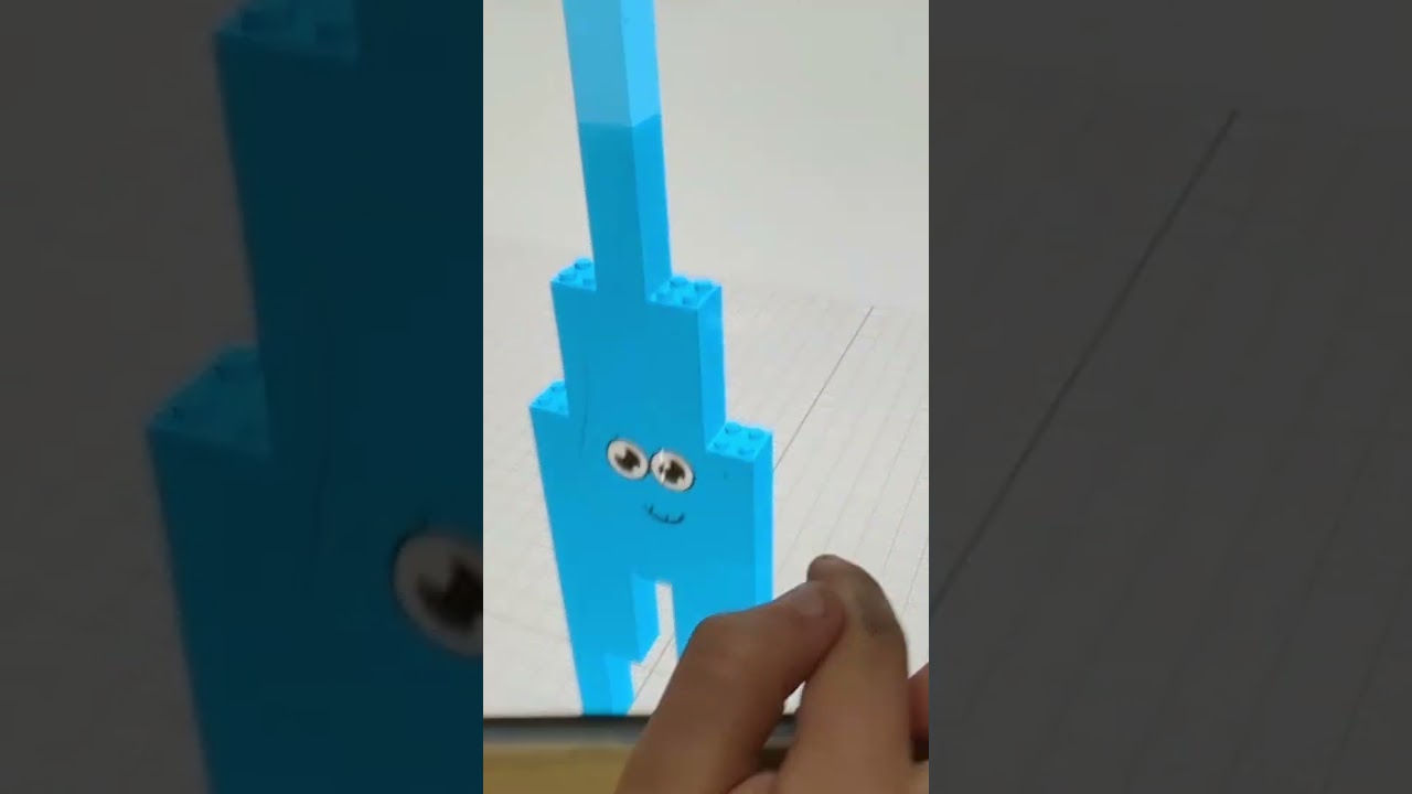 Numberblock 55 on drawbricks