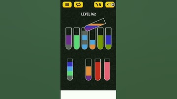 Water Sort Puzzle Level 162 - Step by Step Solution. Solved without using additional vials or undo