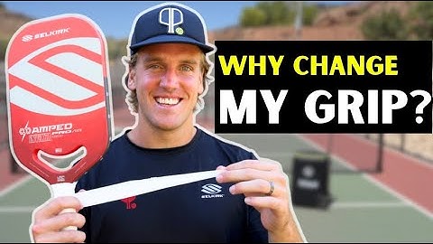 Learn to put an overgrip on your pickleball paddle in 2 minutes