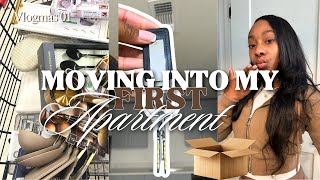Celebrity MOVING Into My First Apartment!! Organizing, Cleaning, & Shopping | Vlogmas Day 1 Net Worth