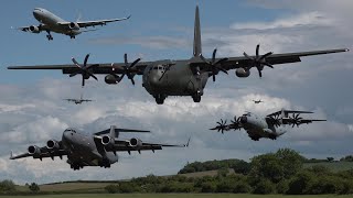 Heavy planes return from Jubilee flypast practice 👑