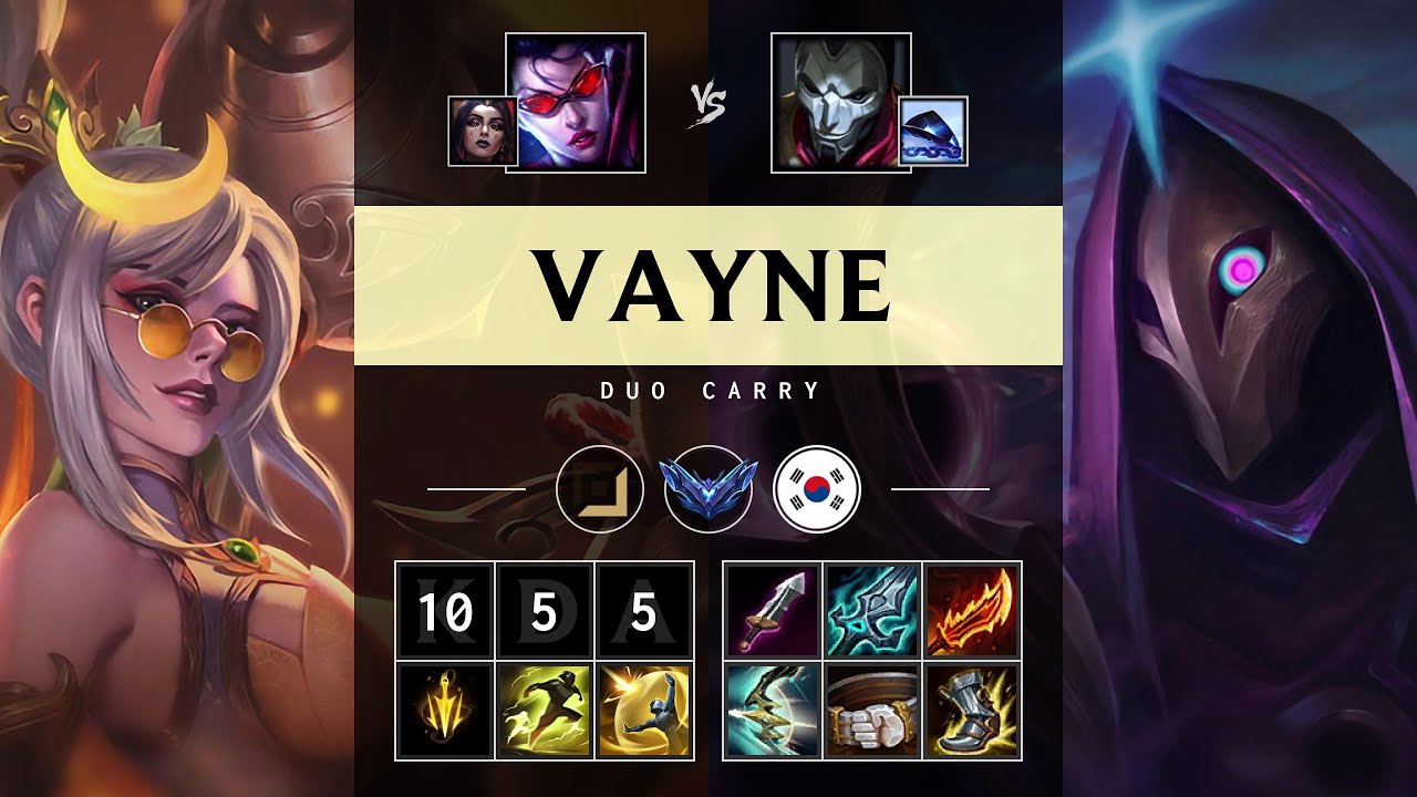 Vayne ADC vs Jhin - KR Diamond Patch 25.11