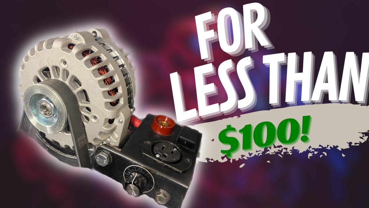 How to Modify an Alternator for Charging AND Welding YouTube