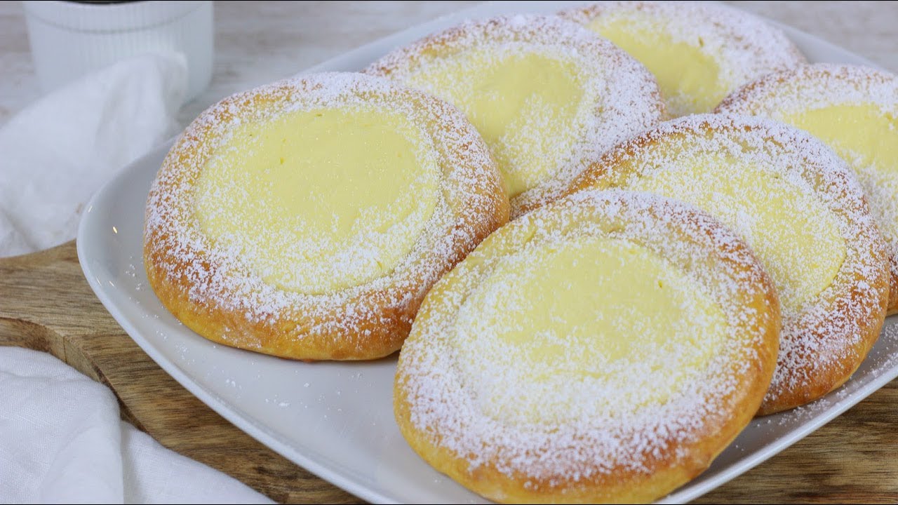 Quark Pudding Teilchen - Besser wie beim Bäcker I Quark Stückchen