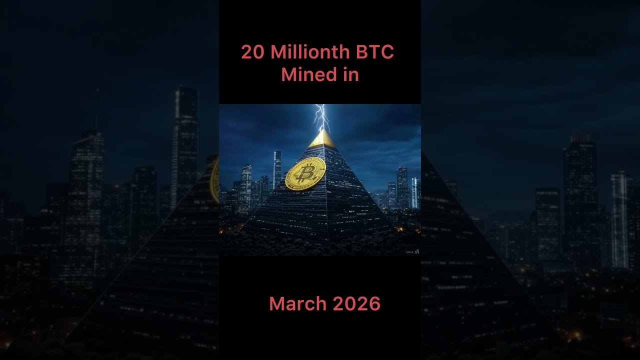 Bitcoin’s most important month! - March 2026!!! 20 million Bitcoin mined!