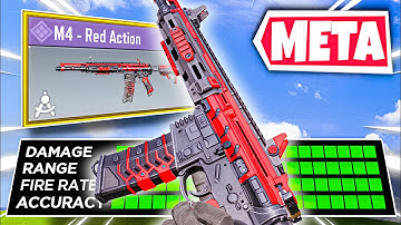 BEST M4 RED ACTION Gunsmith/Loadout | No Recoil Fast ADS | M4 Attachments COD Mobile Season 10
