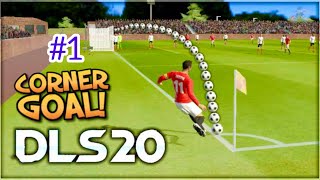 Dream League Soccer 2020 Corner kick Goals + Tutorial I Full HD | IOS Football Gameplay screenshot 3