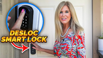 Home Security Smart Home 2024 |  DESLOC B200 Smart Lock | Easy to Install - Directions Here