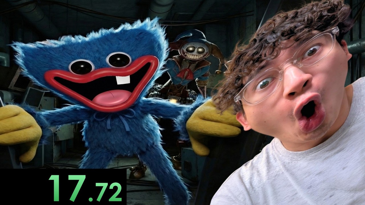 World Record Poppy Playtime Ch 5 Speedrun (first time playing btw 😂🎉)