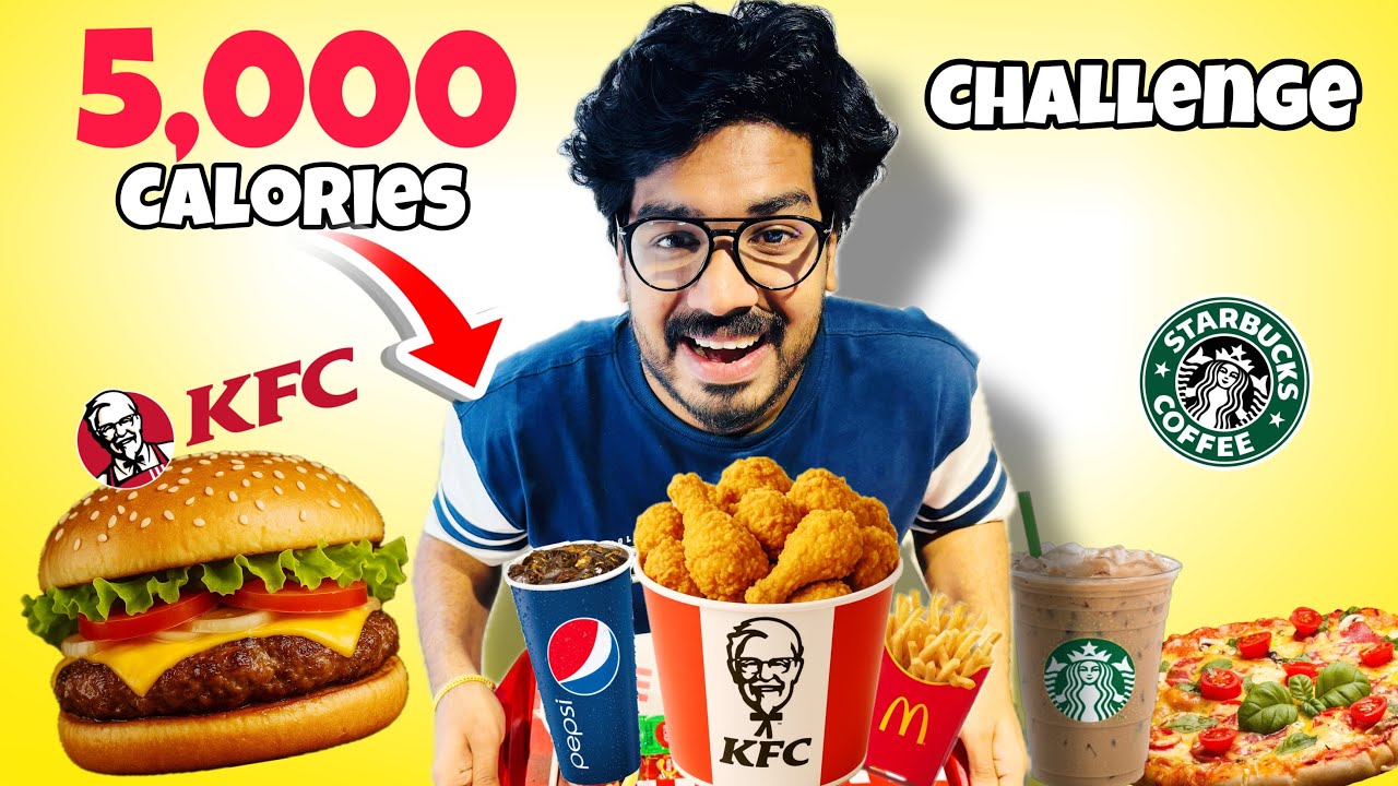 I ATE 5000 CALORIES IN A DAY 🤩 - YouTube