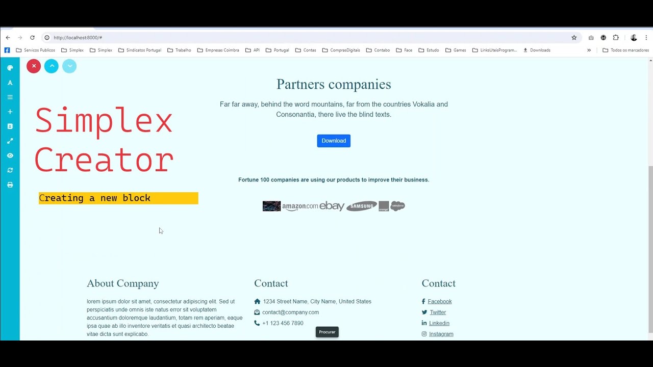 Simplex Create a New Block - Criação de um novo bloco - YouTube
