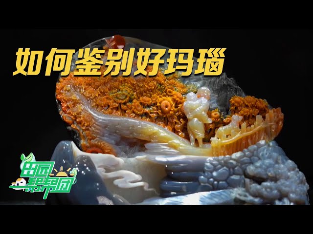玉雕天花板，“天工奖”得主亲传如何挑选玛瑙工艺品！原材料上不能有裂痕