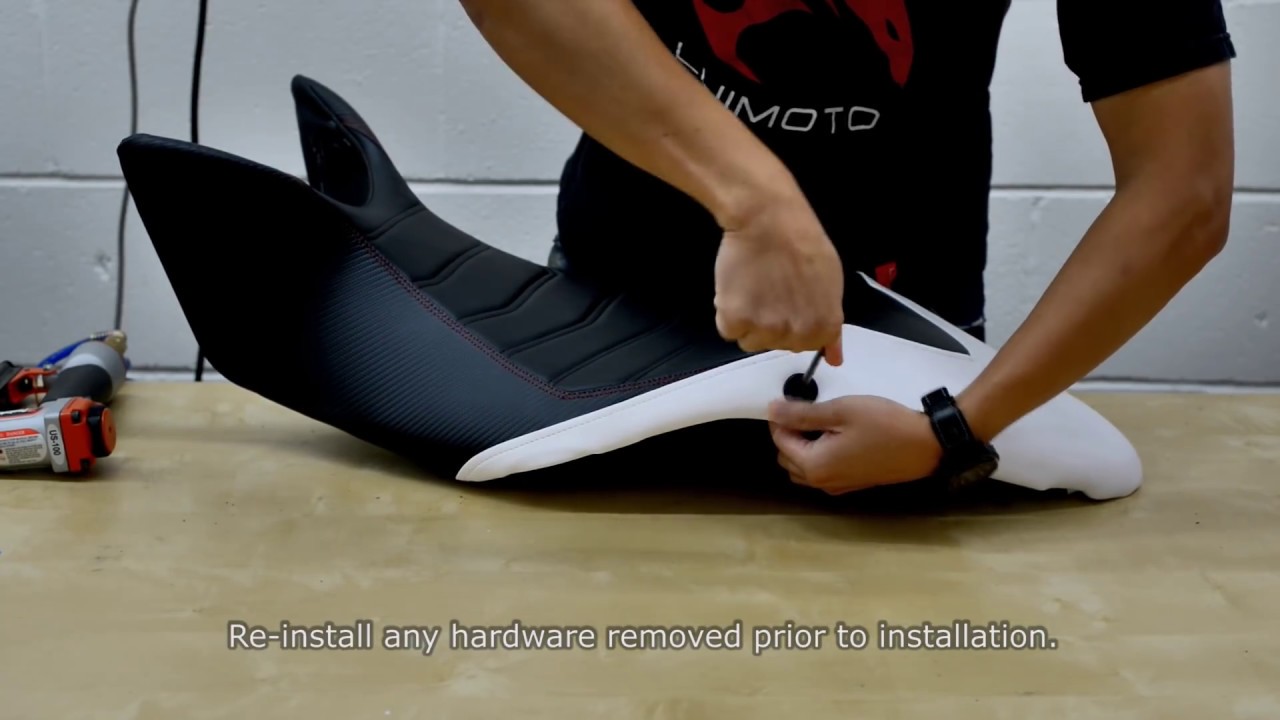 Banana Motorcycle Seat Cover Install Demonstration By Luimoto ...