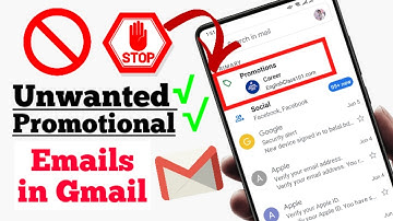 How to Stop Promotional Emails on Gmail Easily 2024 || How to Stop Unwanted Emails in Gmail