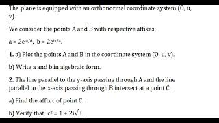 Exercise 2: Complex Numbers - Solving Equations