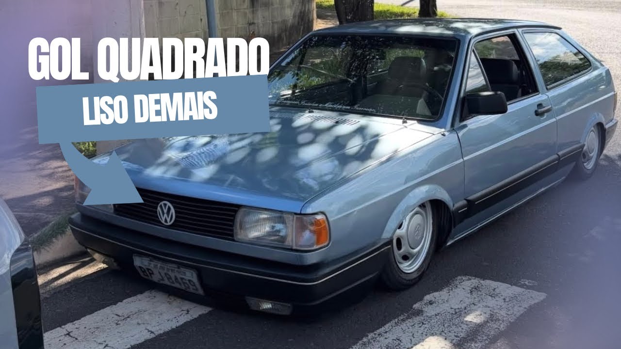 Gol quadrado mais liso que minha carteira 