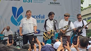 PADI REBORN live at Peaceful Muharam, car free day samping hotel grand sahid jakarta 21-6-2026