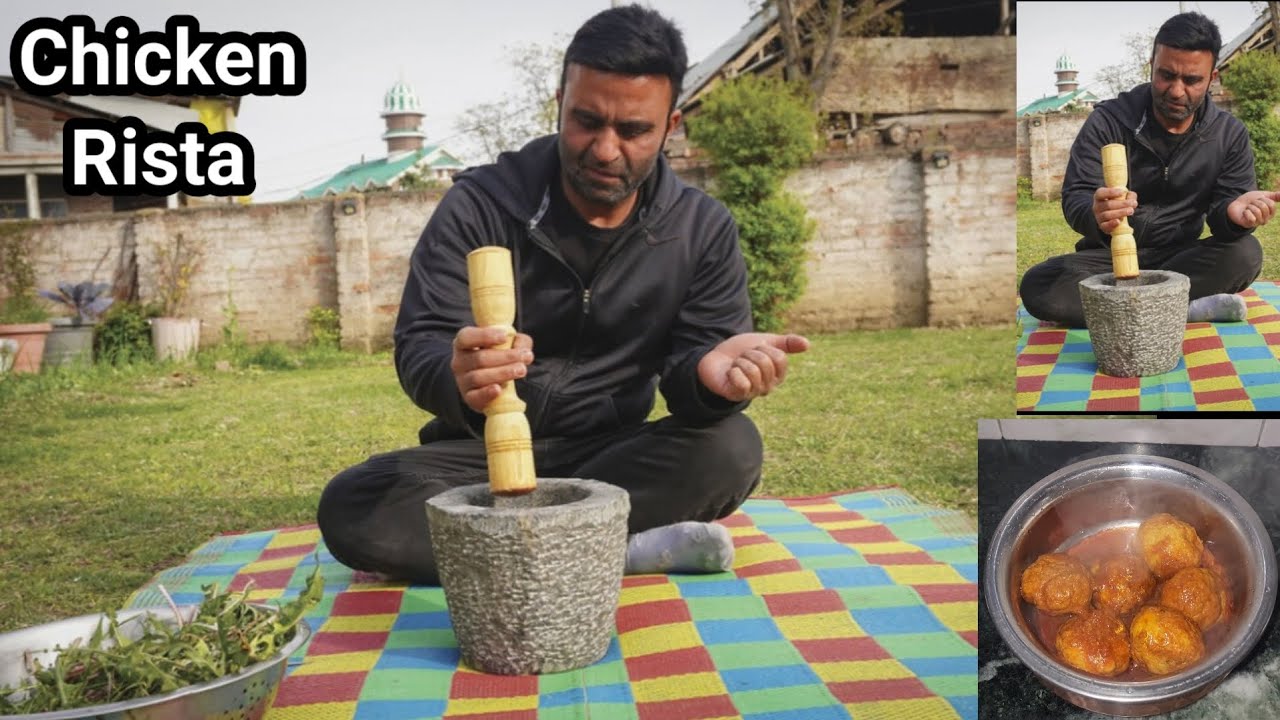 Kashmiri Chicken Rista Recipe For Wazwan Lovers - YouTube