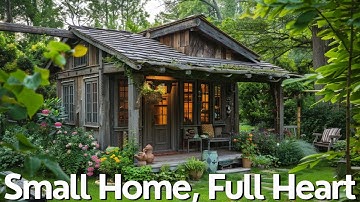 This Tiny Pinewood House Feels Like a Hug from Nature | Peaceful Garden Escape