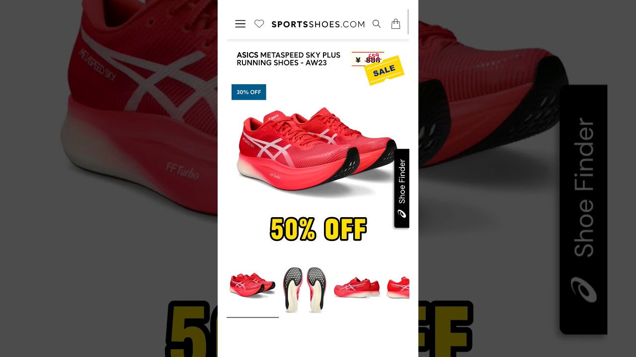ASICS Metaspeed Sky Plus 😃😃😃 - 50% OFF - The discount code is only available for a short period