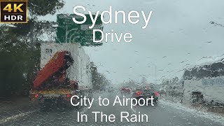 Driving City to Airport In The Rain | Sydney Australia | 4K HDR  Net Worth
