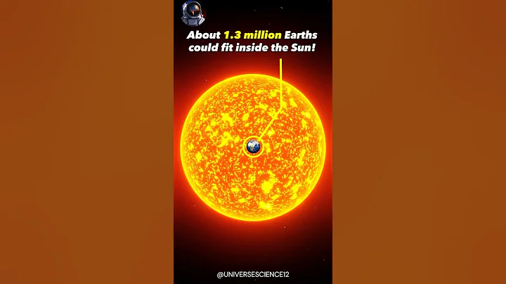 Earth Vs Sun Size Comparison #shorts