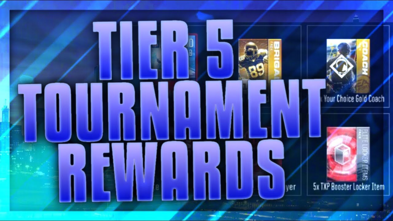 FREE ELITE PLAYER!!! | TIER 5 TOURNAMENT REWARDS! | Madden Mobile 18