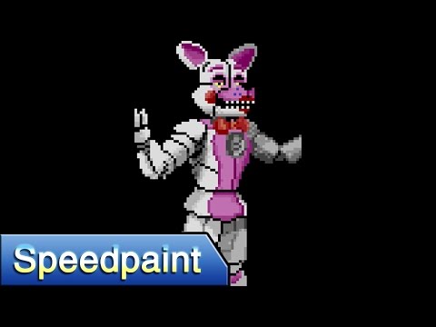 Speed Painting - Funtime Foxy (pixel art)