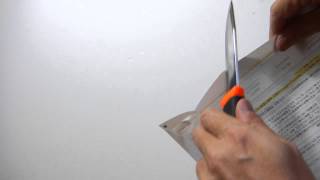 Mora ROBUST-cut test - super fine sharpening