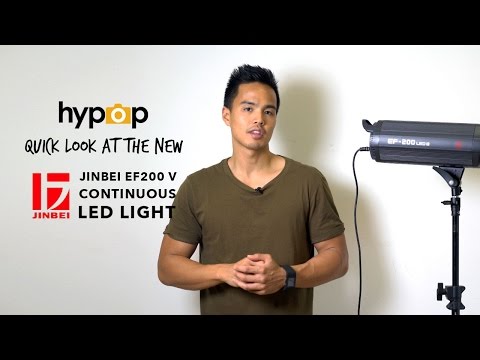 A quick look at the new Jinbei EF200 LED V (Updated Model) - YouTube