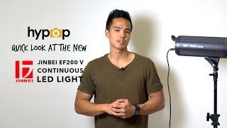 A quick look at the new Jinbei EF200 LED V (Updated Model)