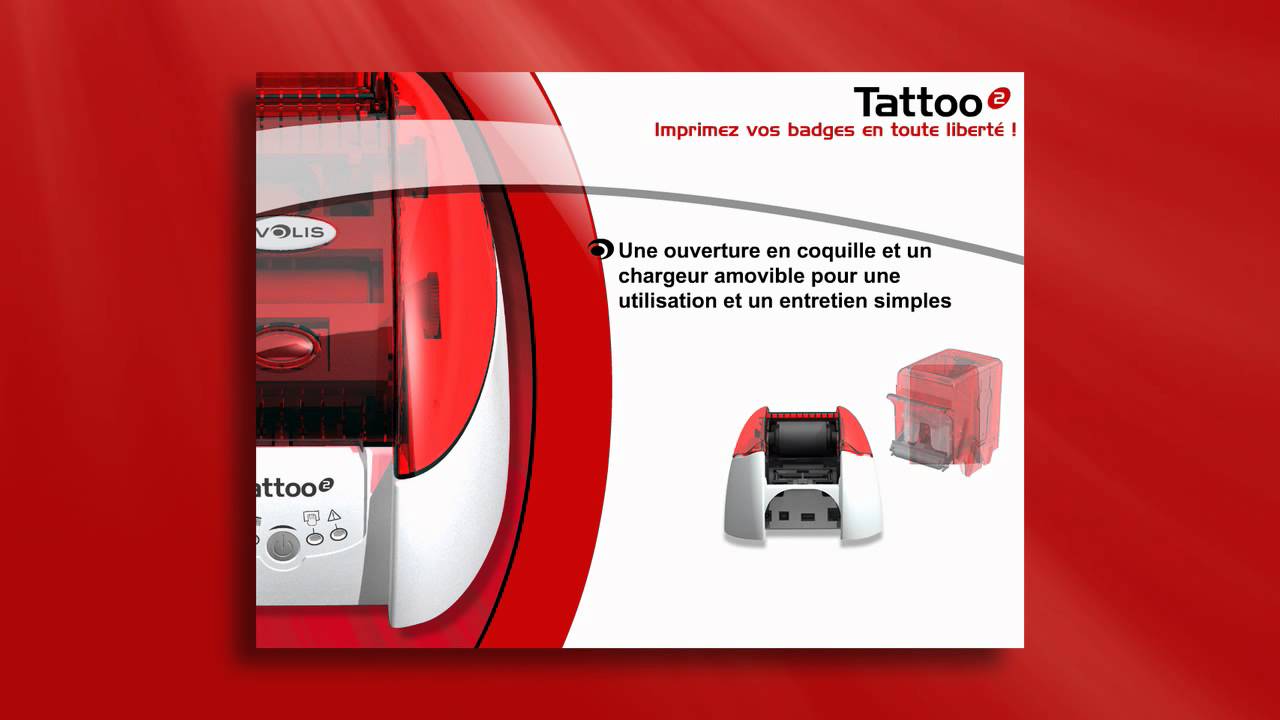 Imprimante Evolis Tattoo2